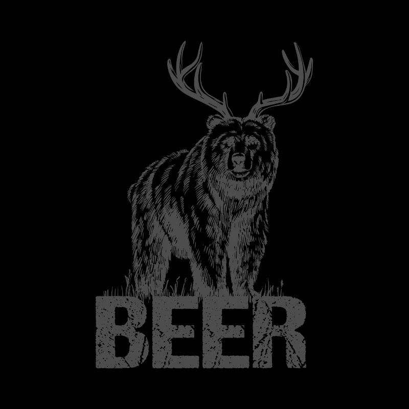 Ours avec bois Bière