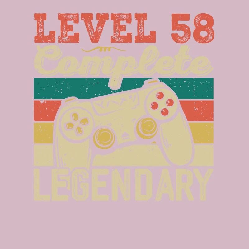 Level 58 Complete, 58 Birthday Gift
