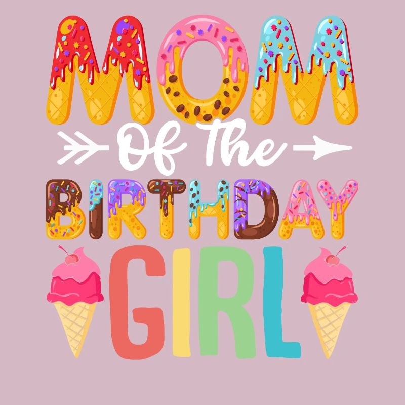 Mama Des Geburtstagskindes Eiscreme Geburtstag