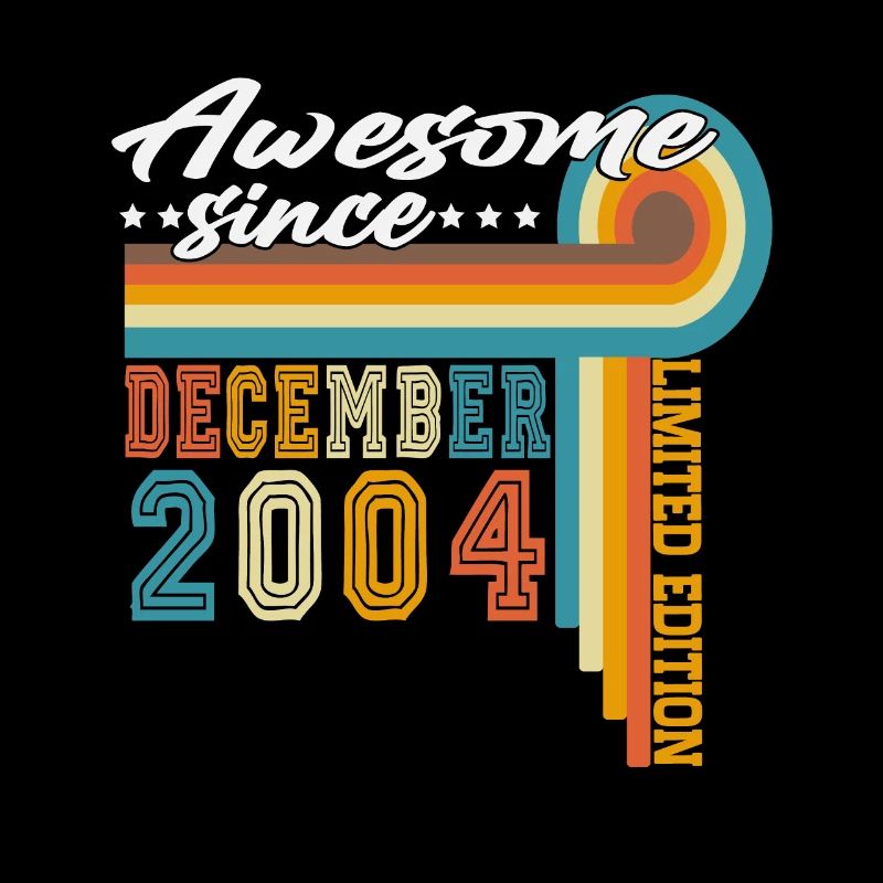 December 2004 Vintage Retro Birthday