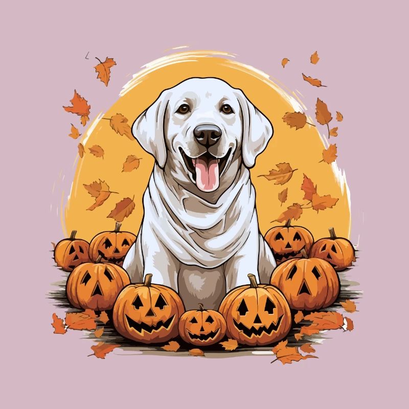 Labrador Retriever Dog Breed Pet Halloween Pumpkin