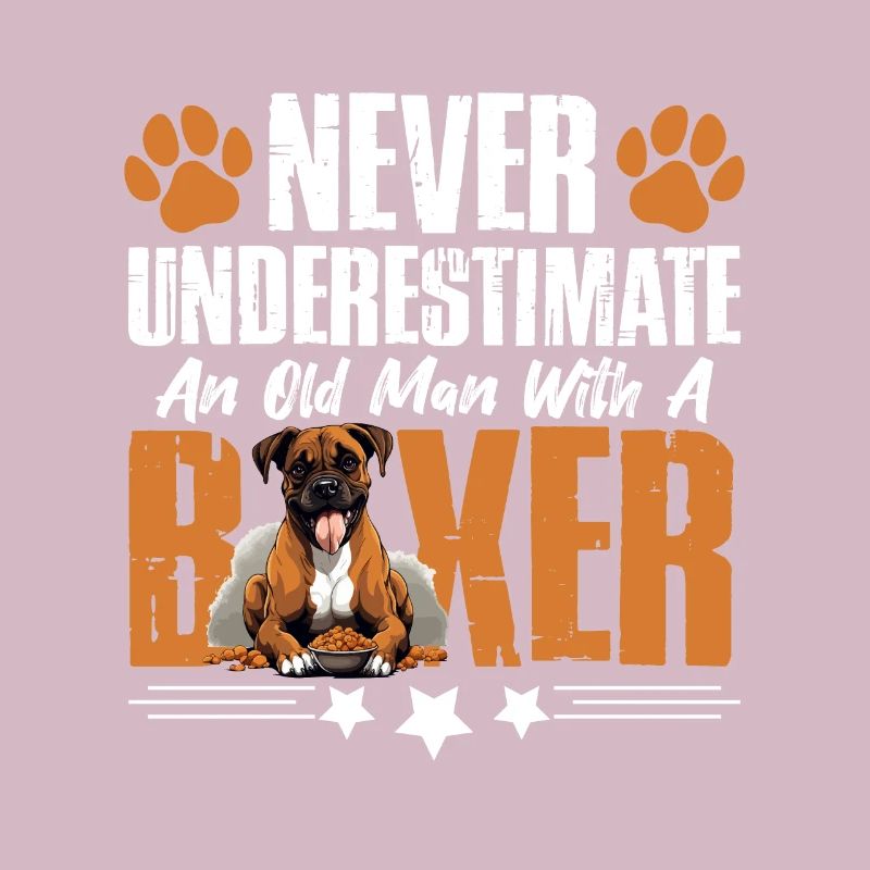 Boxer Dog Breed Pet Never Underestimate An Old Man