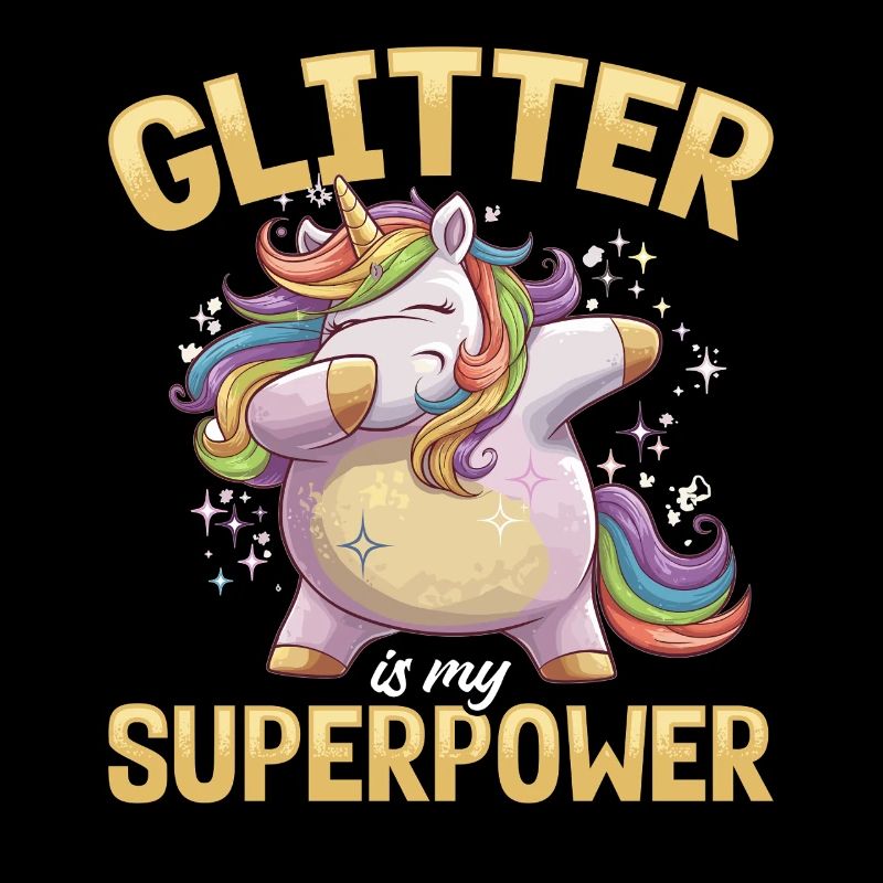 Cute Dabbing Unicorn Chubby