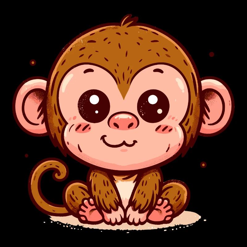 AFFE ÄFFCHEN BANANE BAUM TIER ZOO KLETTERN BABY