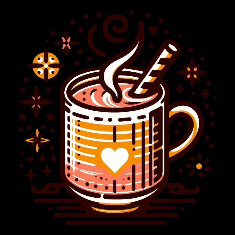 WINTERLICHES HEISSGETRÄNK KAFFEE CAFE TEE RUHEZEIT