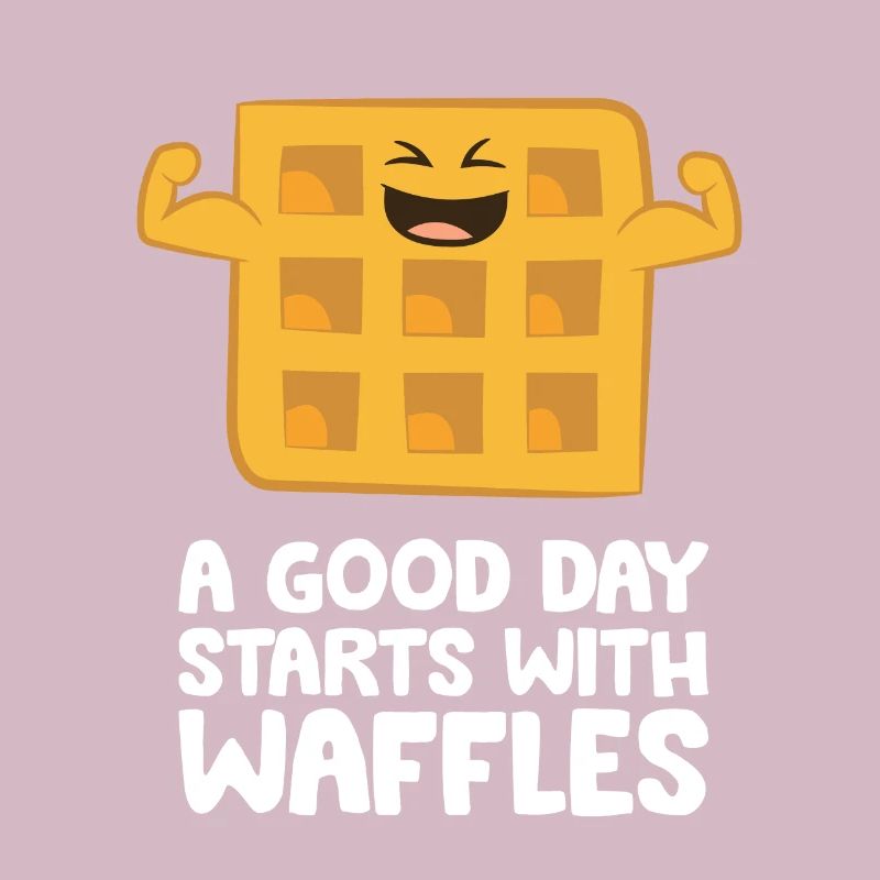 Ein guter Tag fängt mit Waffeln an