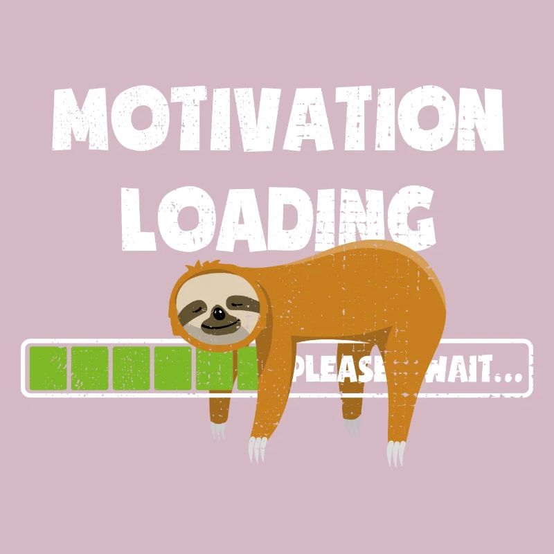 Faultier - Motivation wird geladen - bitte warten