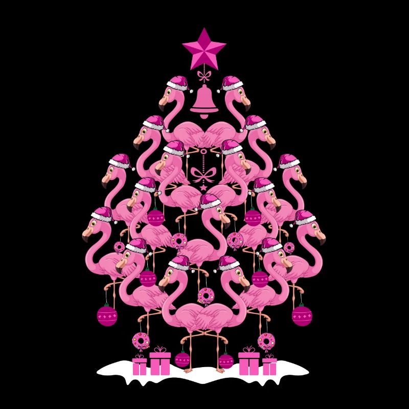 Flamingo Weihnachtsbaum Rosa Weihnachten