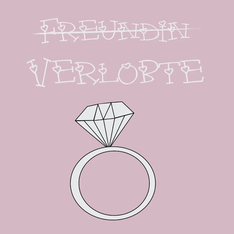 Freundin durchgestrichen Verlobte