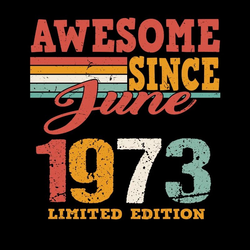 June 1973 Vintage Vintage Birthday Gift