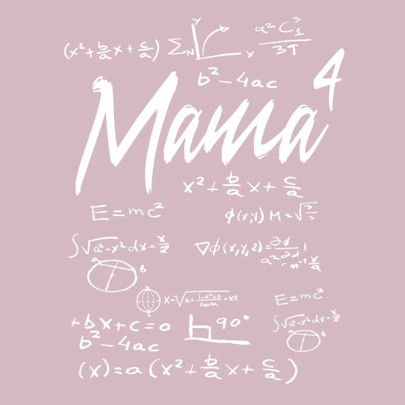 Maman haute 4 quadruple mère enseignante de maths