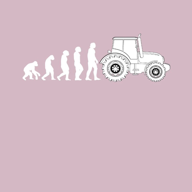 Evolution Traktor Bauer Landwirt