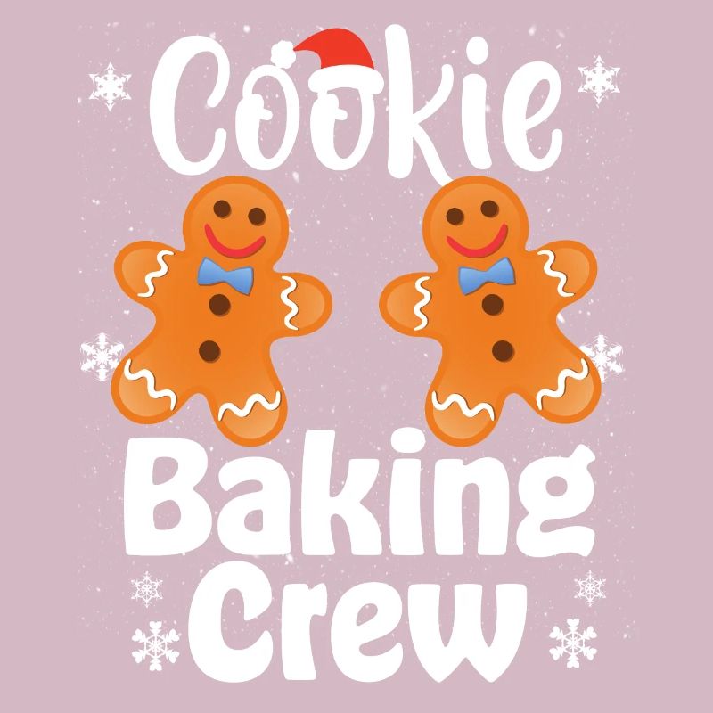Équipe de cuisson de biscuits de Noël