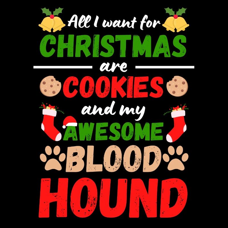 Biscuits Bloodhound de Noël