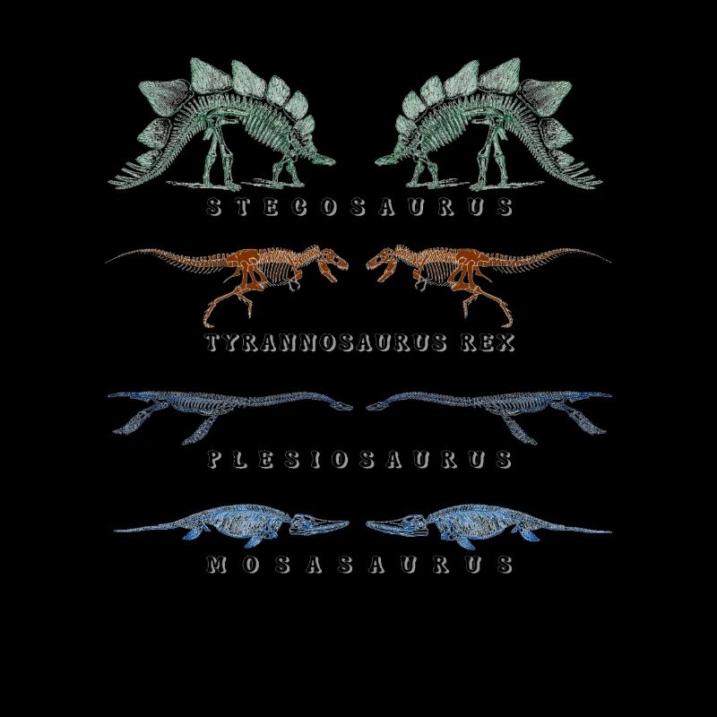 Dinosaurier-Skelett