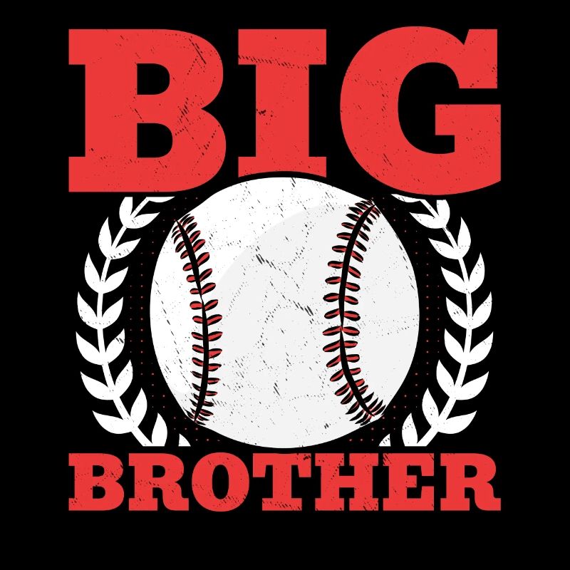 Baseball Großer Bruder Kinder Baseballspieler