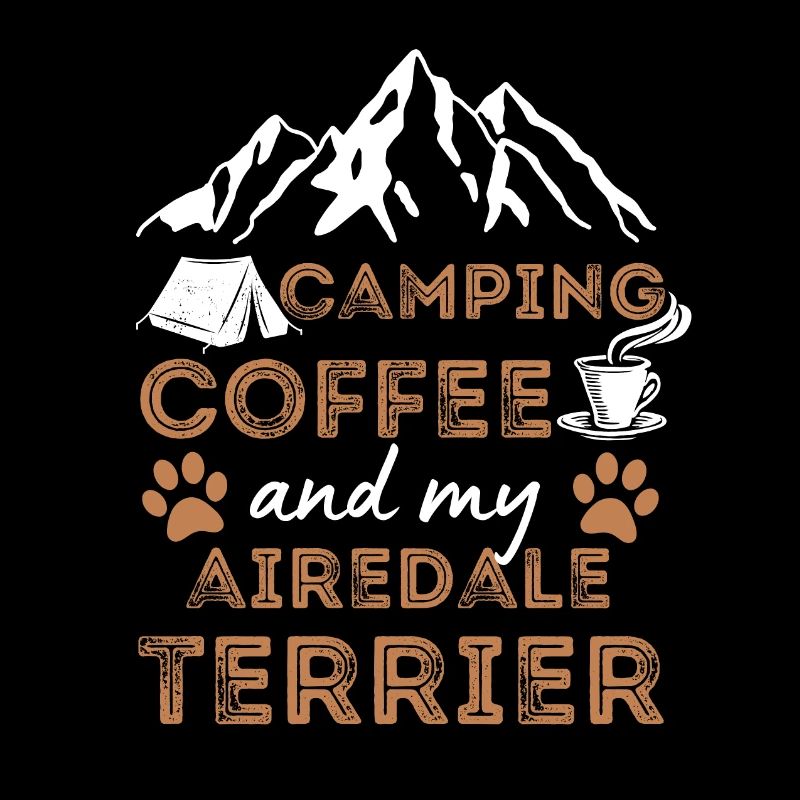 Airedale Terrier Café Camping Dog Cafe