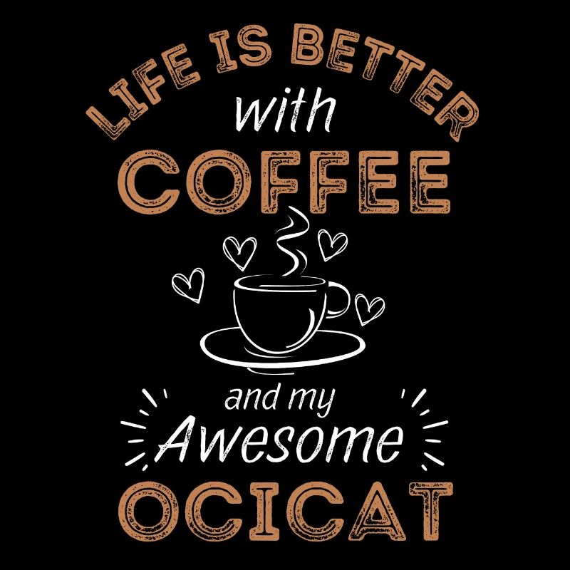 Ocicat Cat Coffee Cafe