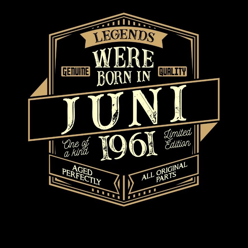 Juni 1961 Geburtstag Mann