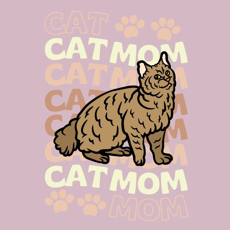 Cute Pixie Bob Cat Mom
