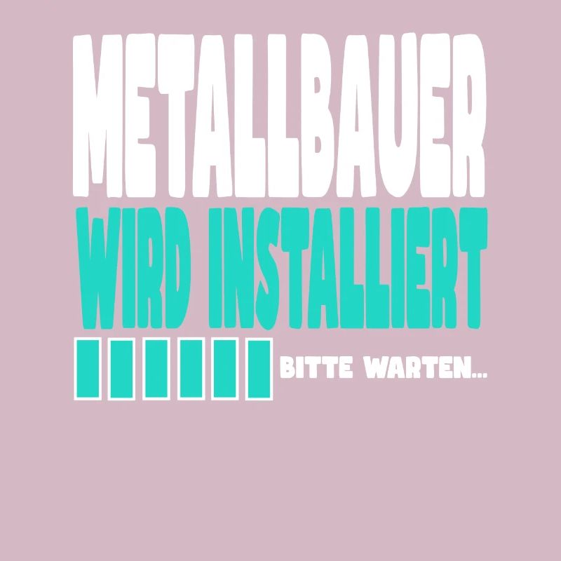 Metallbauer wird installiert