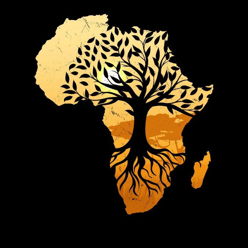 Afrikanische Wurzeln Schwarzer Stolz Afrika