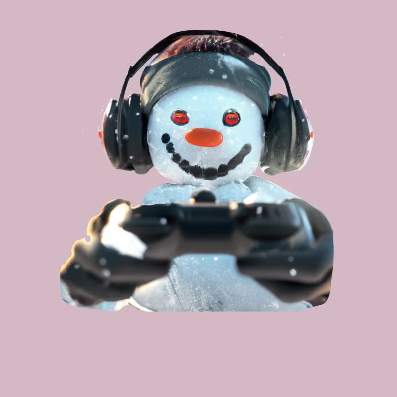 Snowman Gamer Gamepad