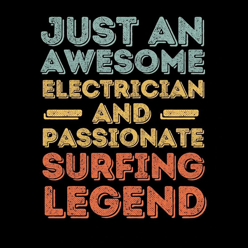 Électricien Surf rétro