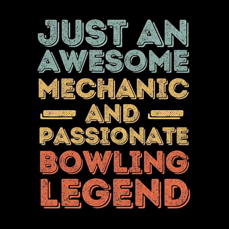 Mechanic bowling retro