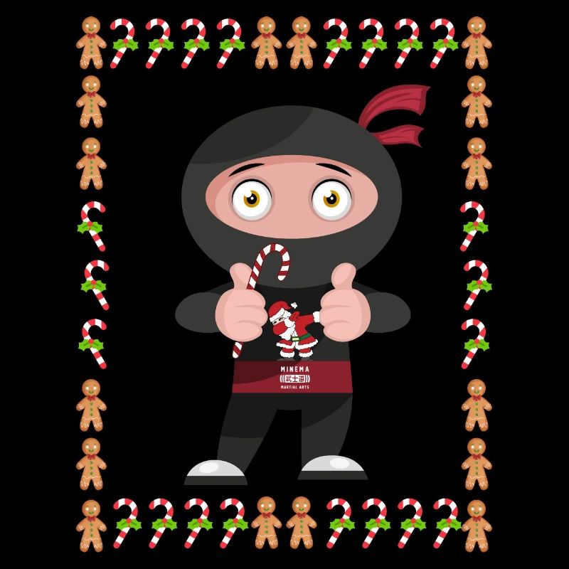 Weihnachtspulli Ninja