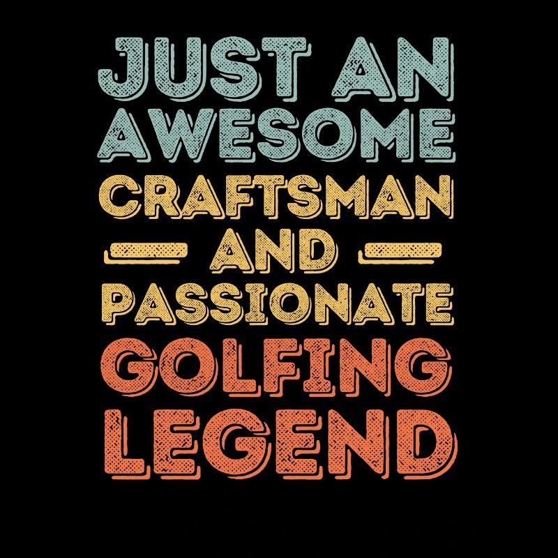 Handwerker Golfen retro