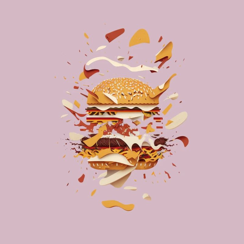 Burger Exploded | Deconstructed Burger