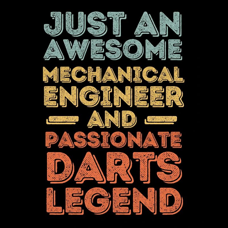 Mechanical Engineer Darts retro