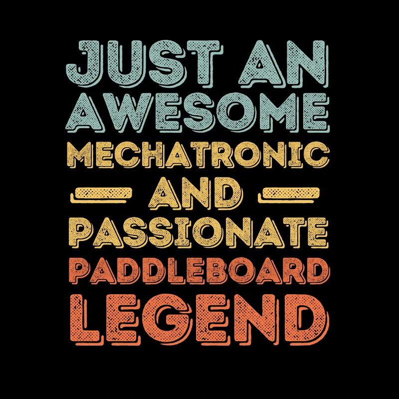 Mechatronics Paddleboard retro
