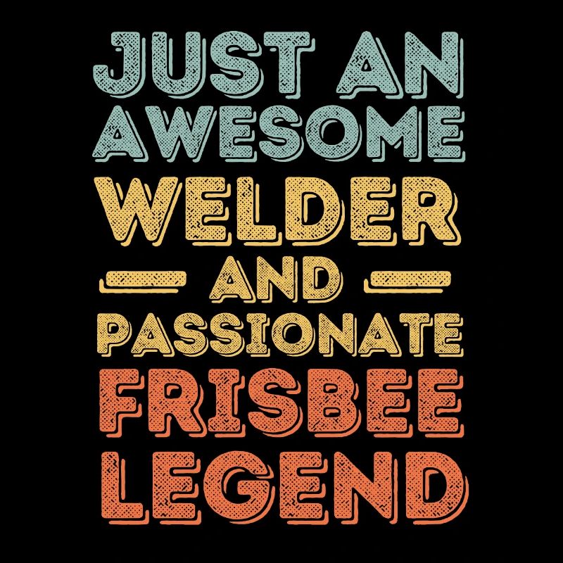 Welder Frisbee retro