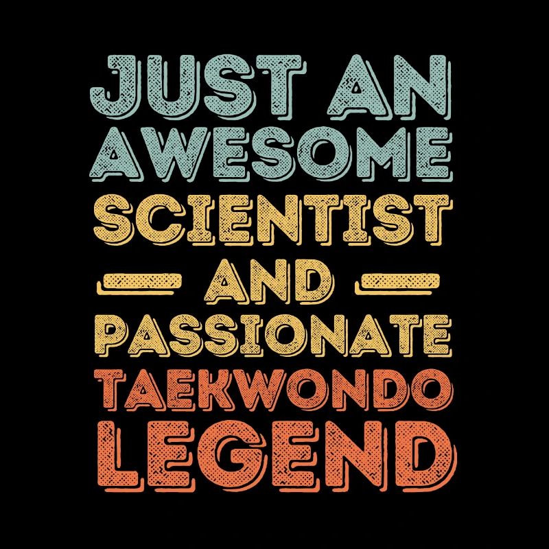 Scientist Taekwondo retro