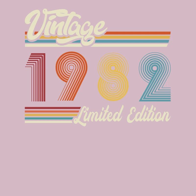 Limitierte Auflage 1982 Geburtstagsshirt 40th