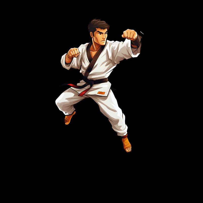 Karate Kämpfer