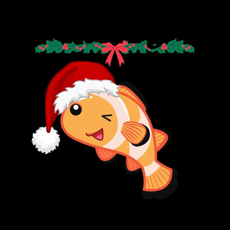 Fishy Christmas - merry fishmas