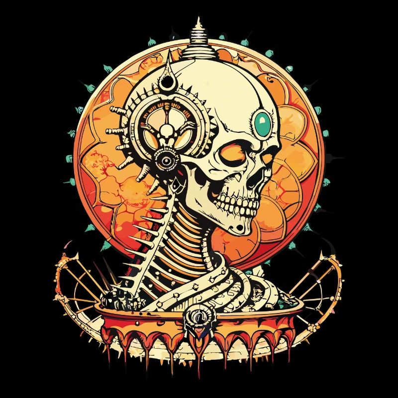 Krishna Skull // Buddha Skull / India FS0013