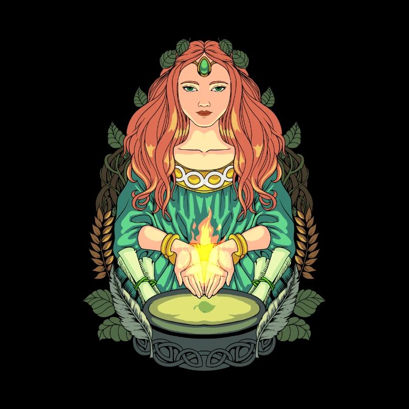 Dieu de la mythologie celtique - Brigitte