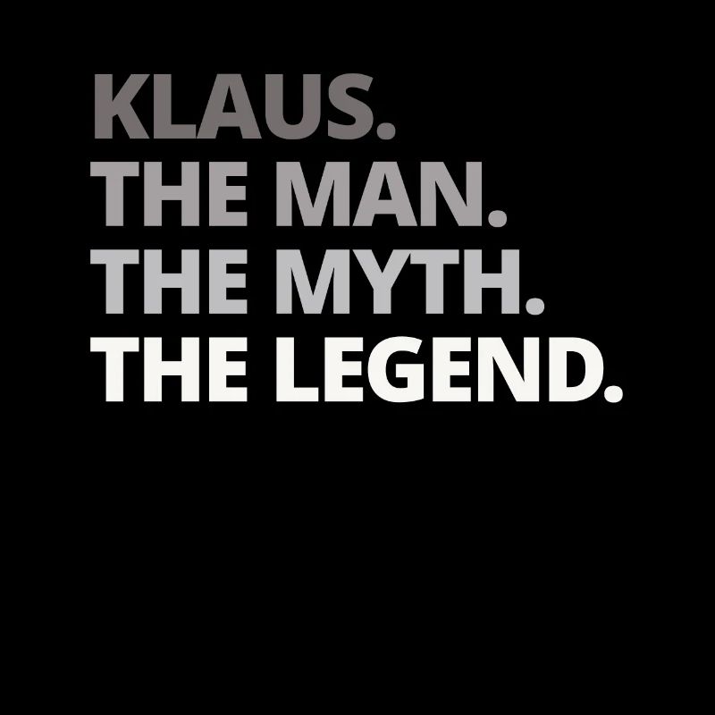 Klaus Name Spruch Geschenk