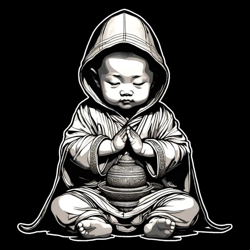 Mignon bébé Bouddha