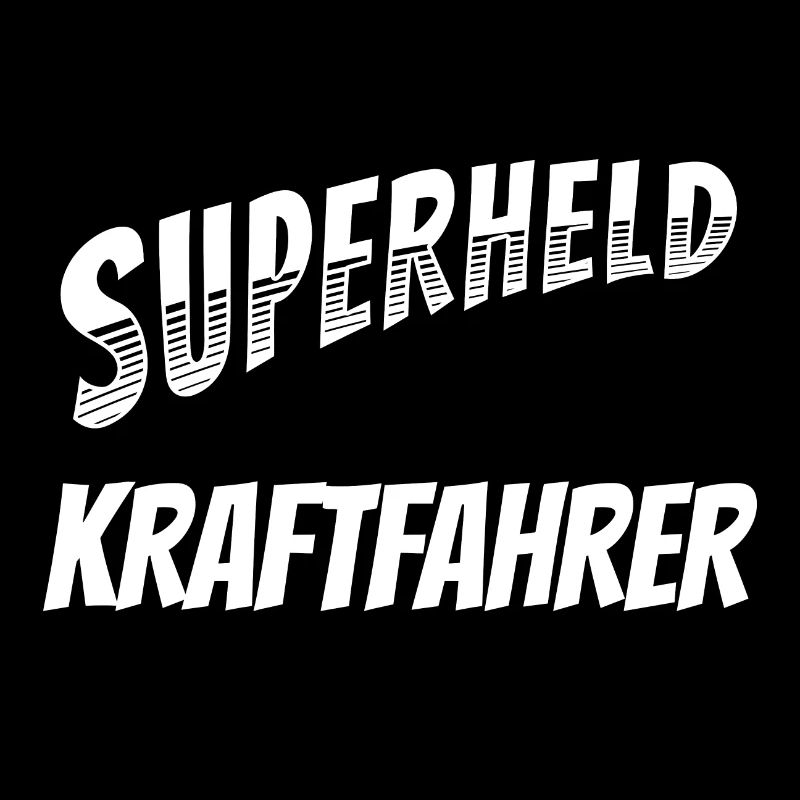 Superheld, clever getarnt als Kraftfahrer