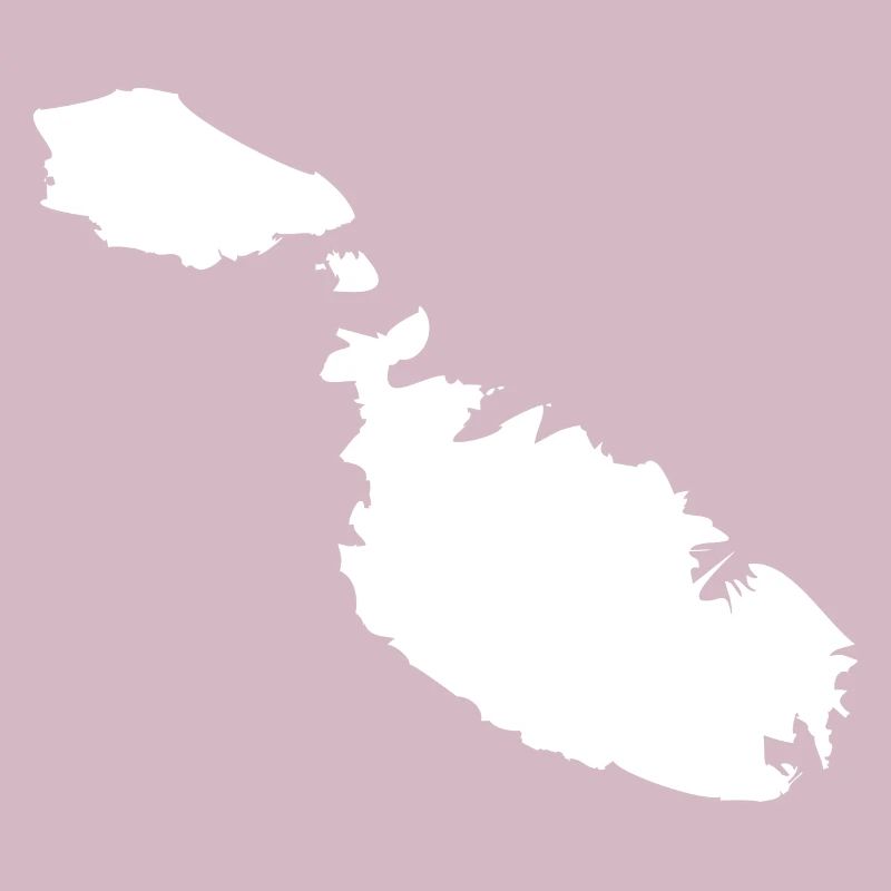 Malta map flag
