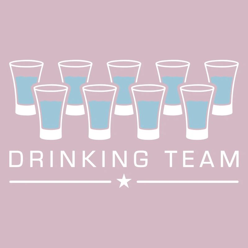 équipe de boisson à la vodka