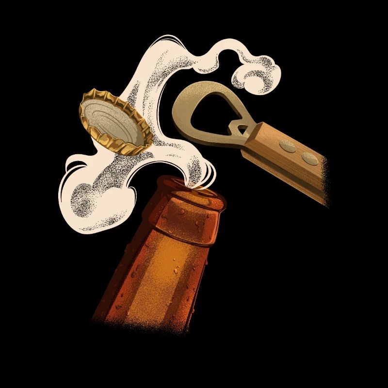 Open beer
