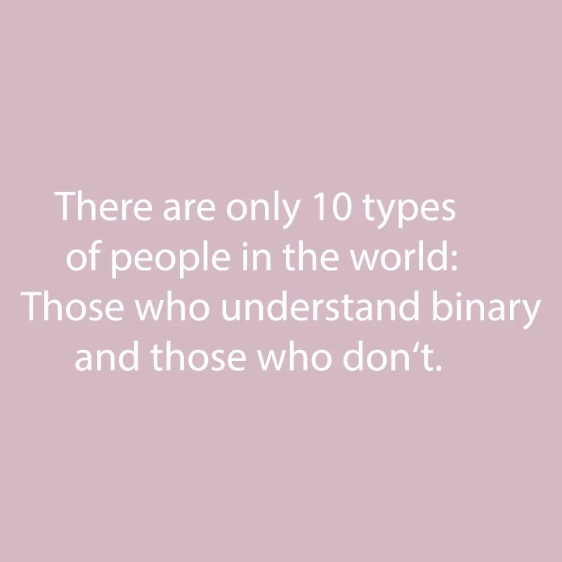 Binär Binary Programmiersprache Computer Geschenk