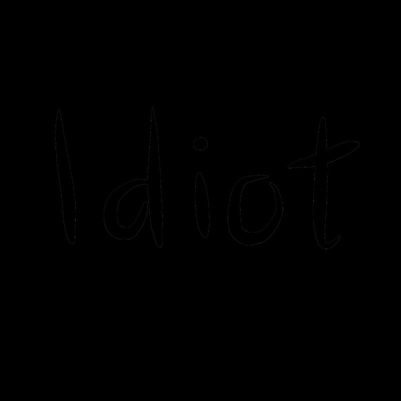 Idiot - manuscrite