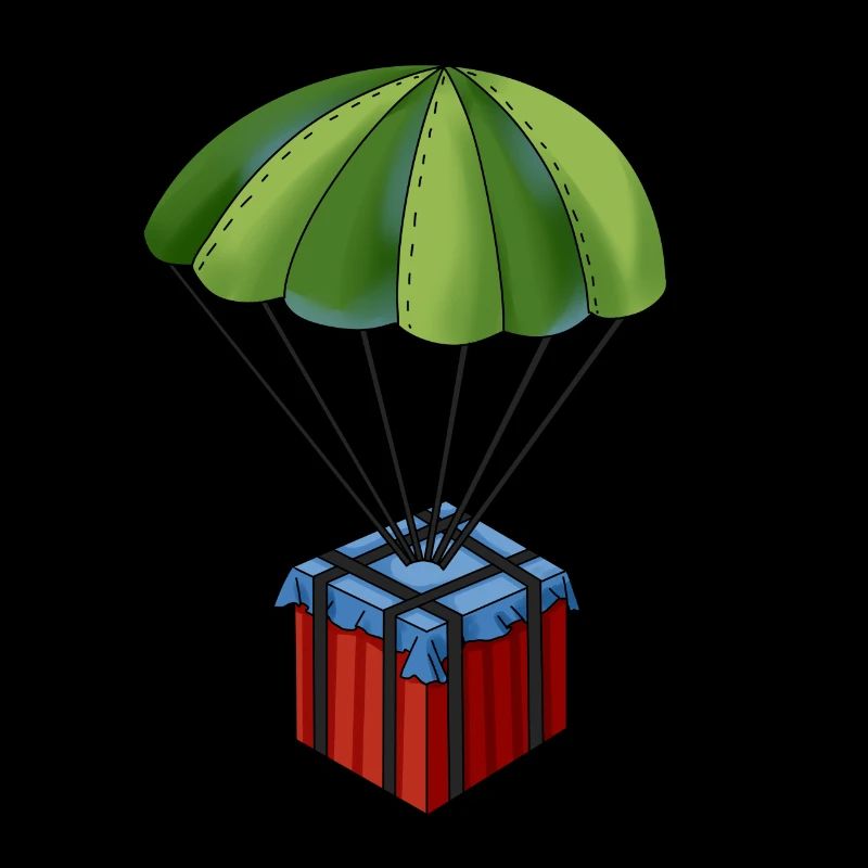 Battlegrounds PUBG parachute